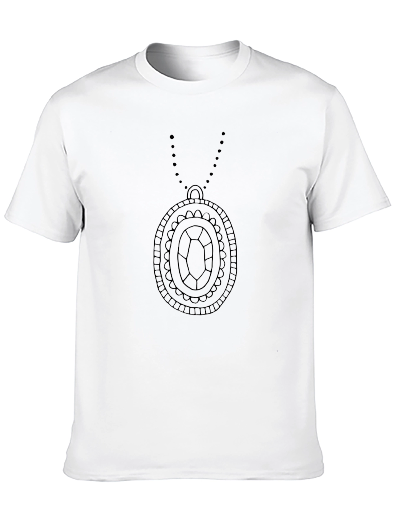 Graphic Print Crew Neck Tee
