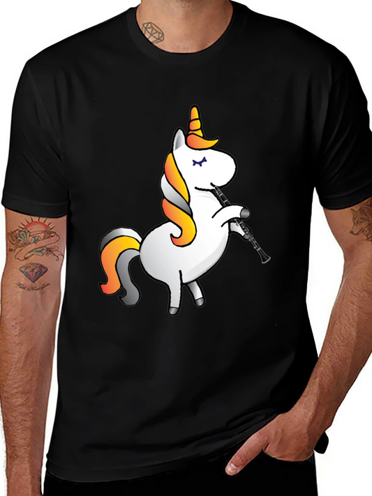 Unicorn Clarinet T-Shirt - Magical Music Tee