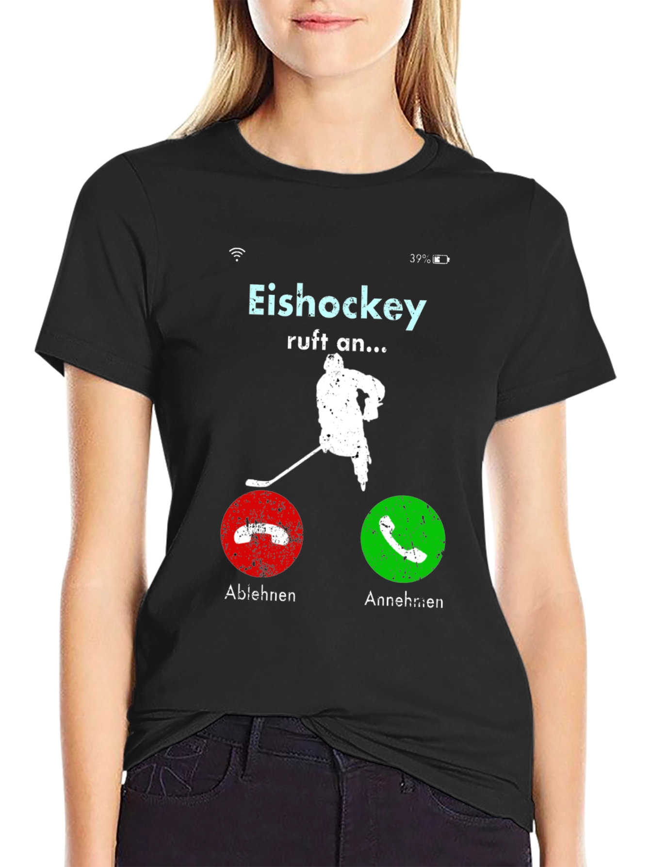 Eishockey Calling T-Shirt - Hockey Fan Tee