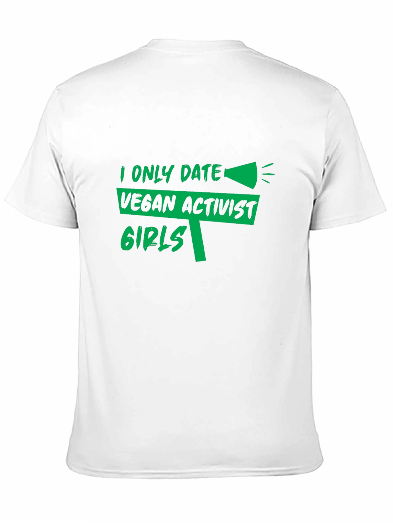 Vegan Activist Girls T-Shirt -  Black Cotton Tee