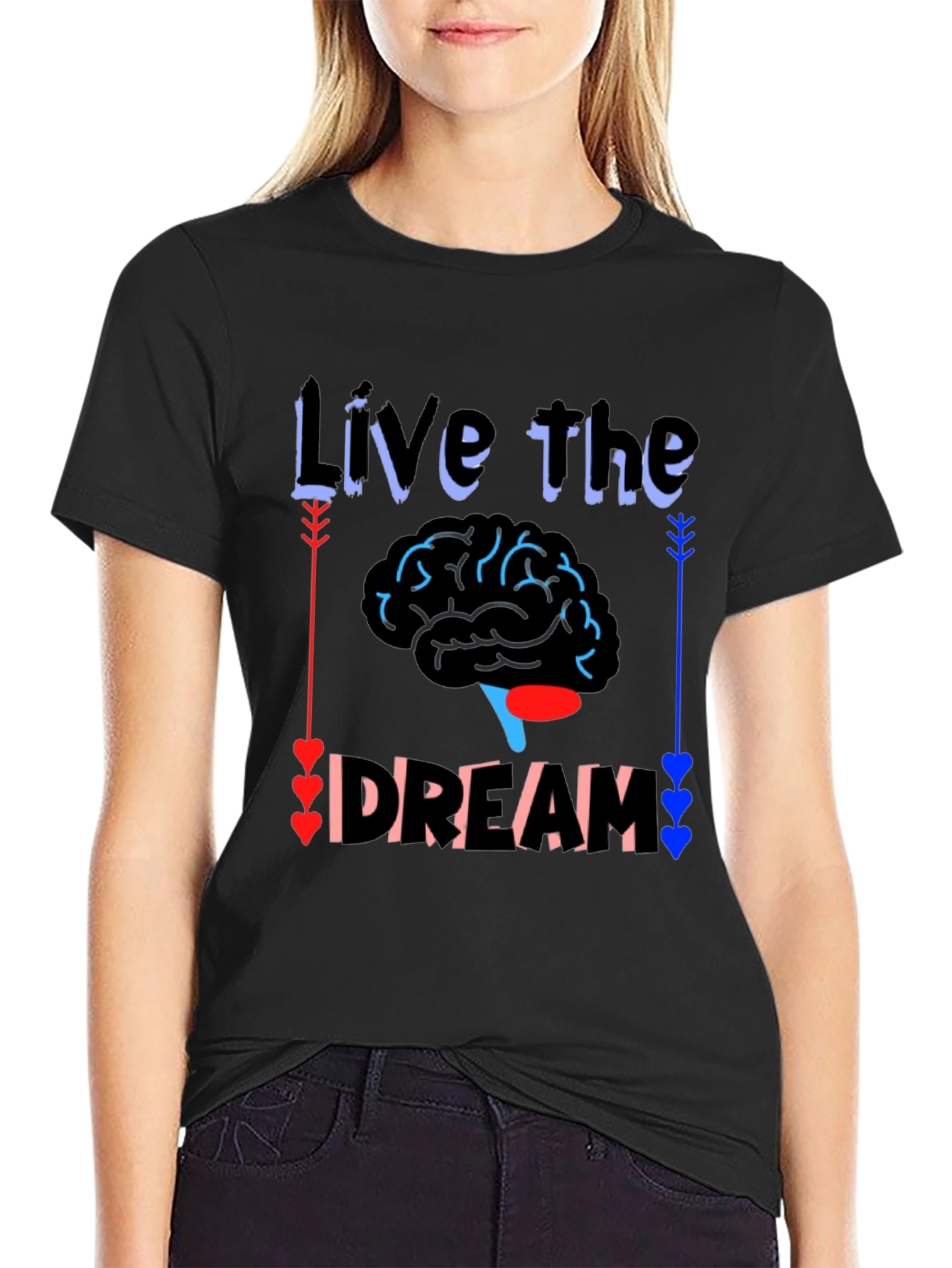 Live the Dream Brain T-Shirt