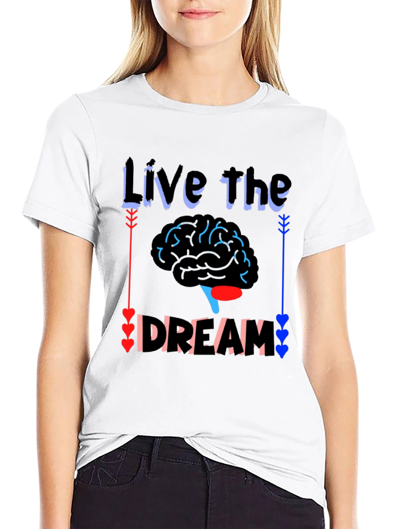 Live the Dream Brain T-Shirt