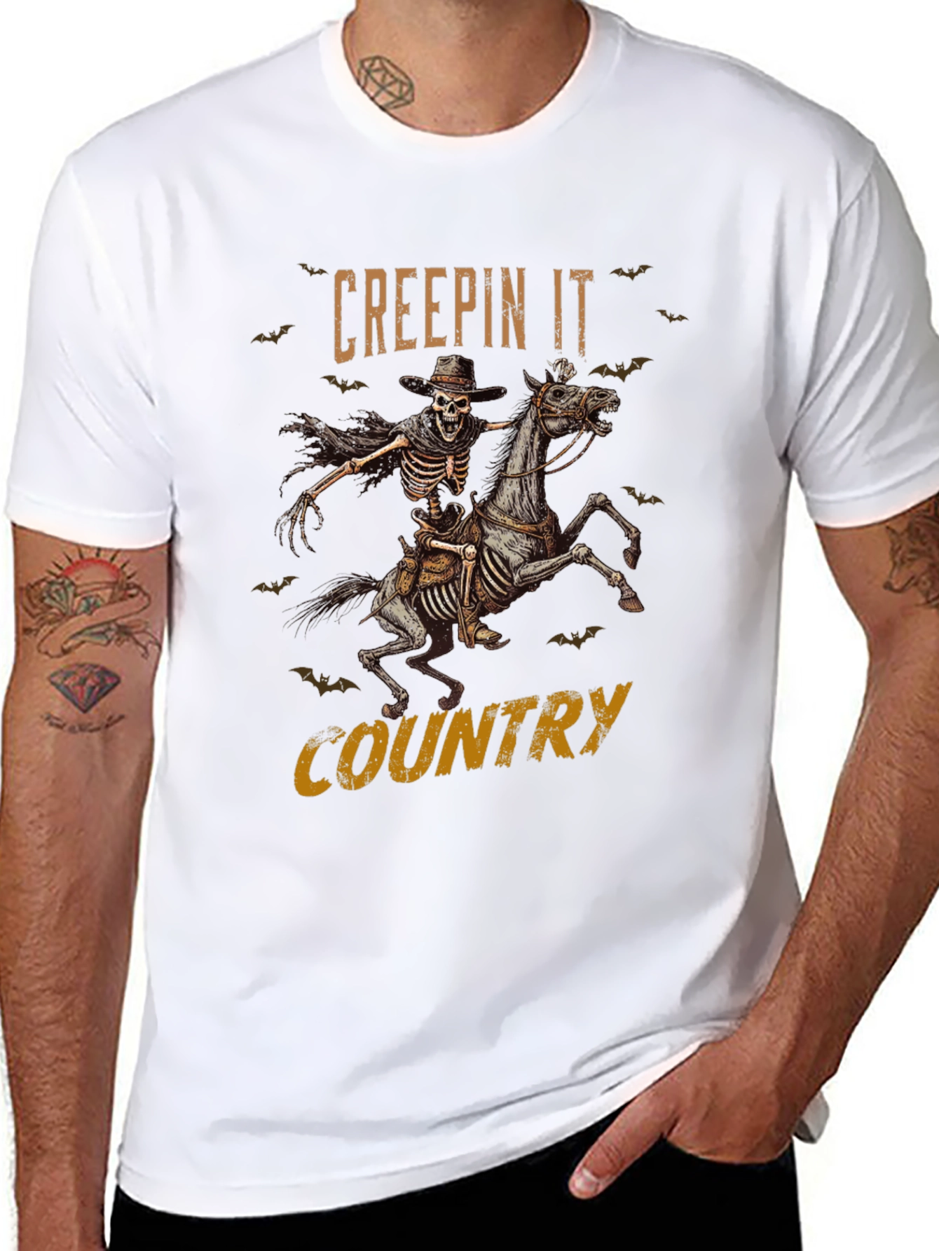 Creepin It Country Graphic T-Shirt
