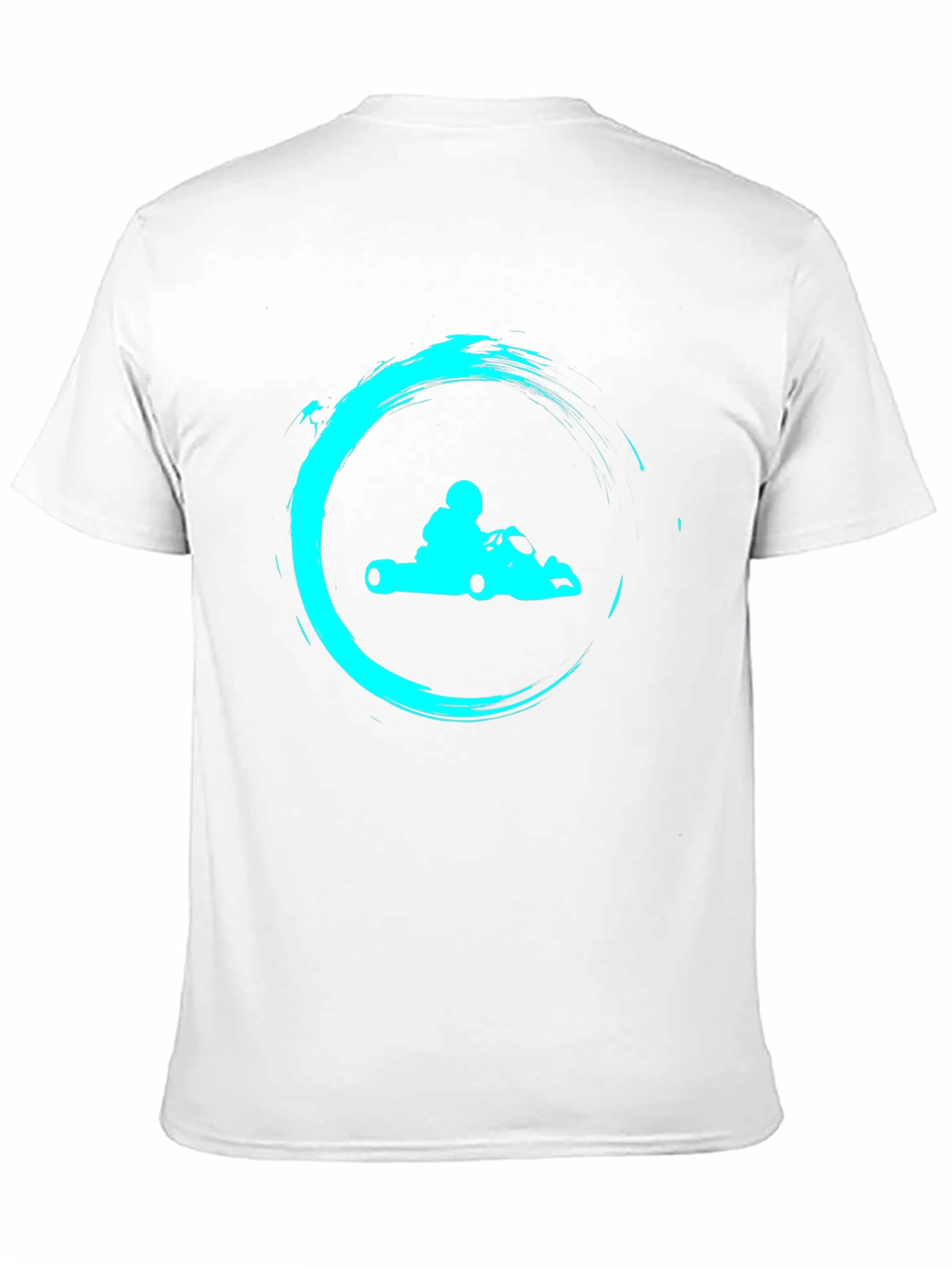 Go Kart Graphic Tee - Black Cotton T-Shirt