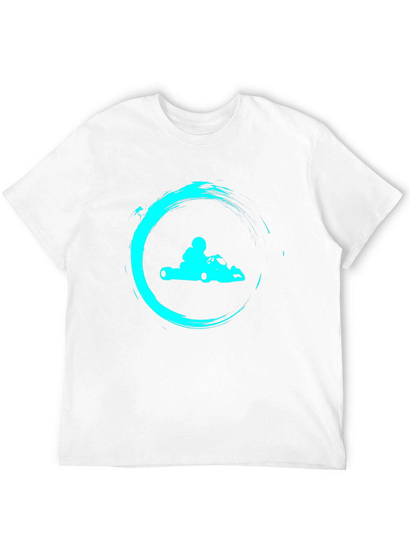 Go Kart Graphic Tee - Black Cotton T-Shirt