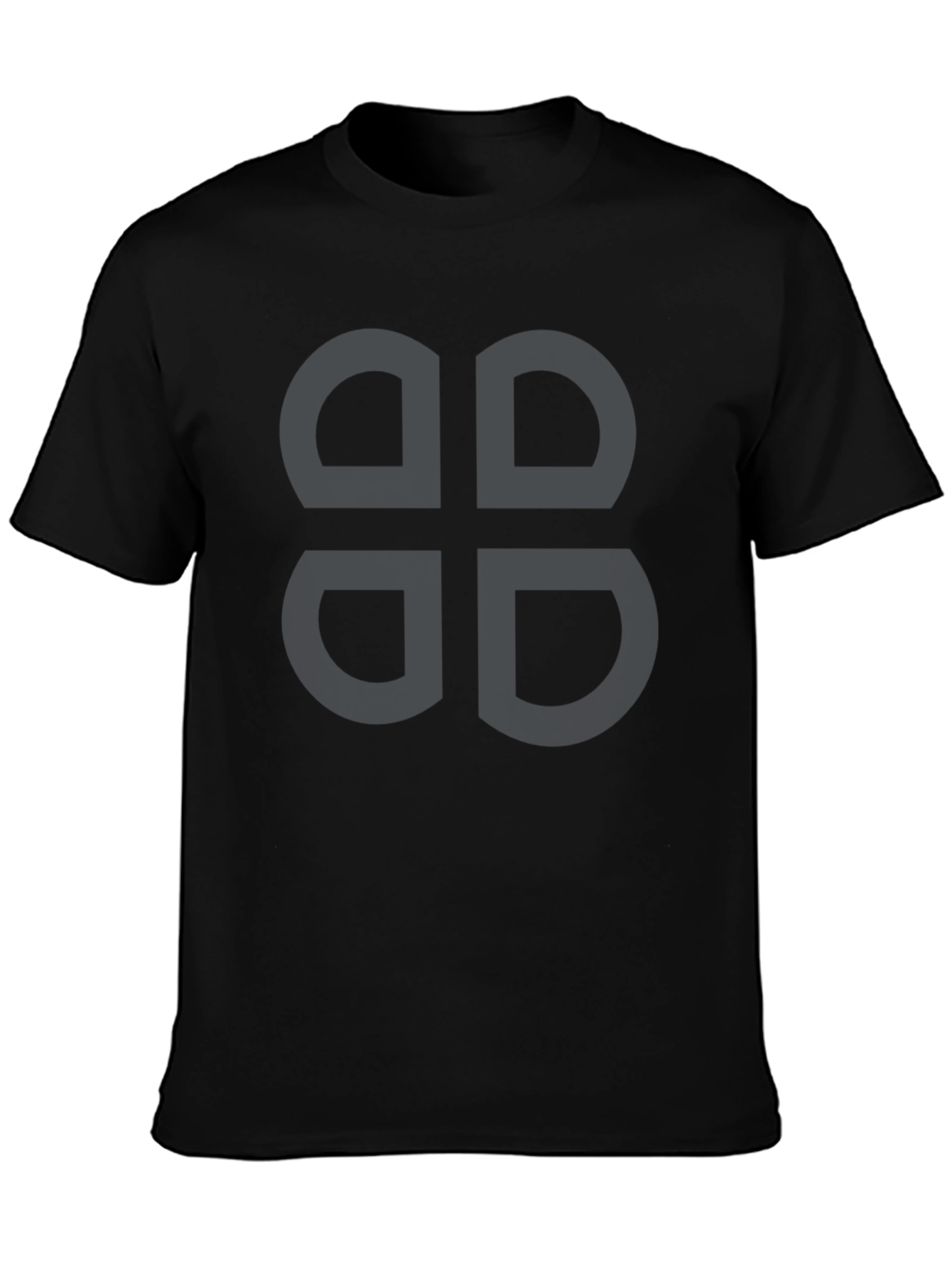Minimalist Symbol Black T-Shirt