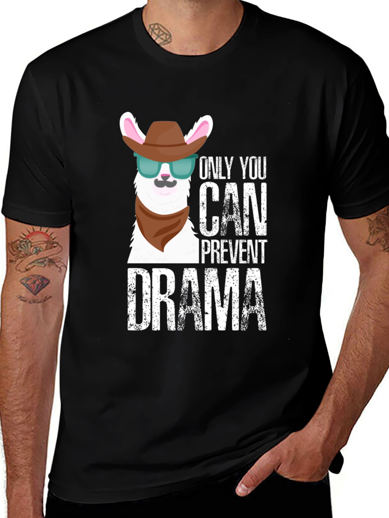 Only You Can Prevent Drama Llama Graphic Tee