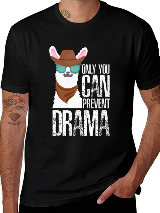 Only You Can Prevent Drama Llama Graphic Tee