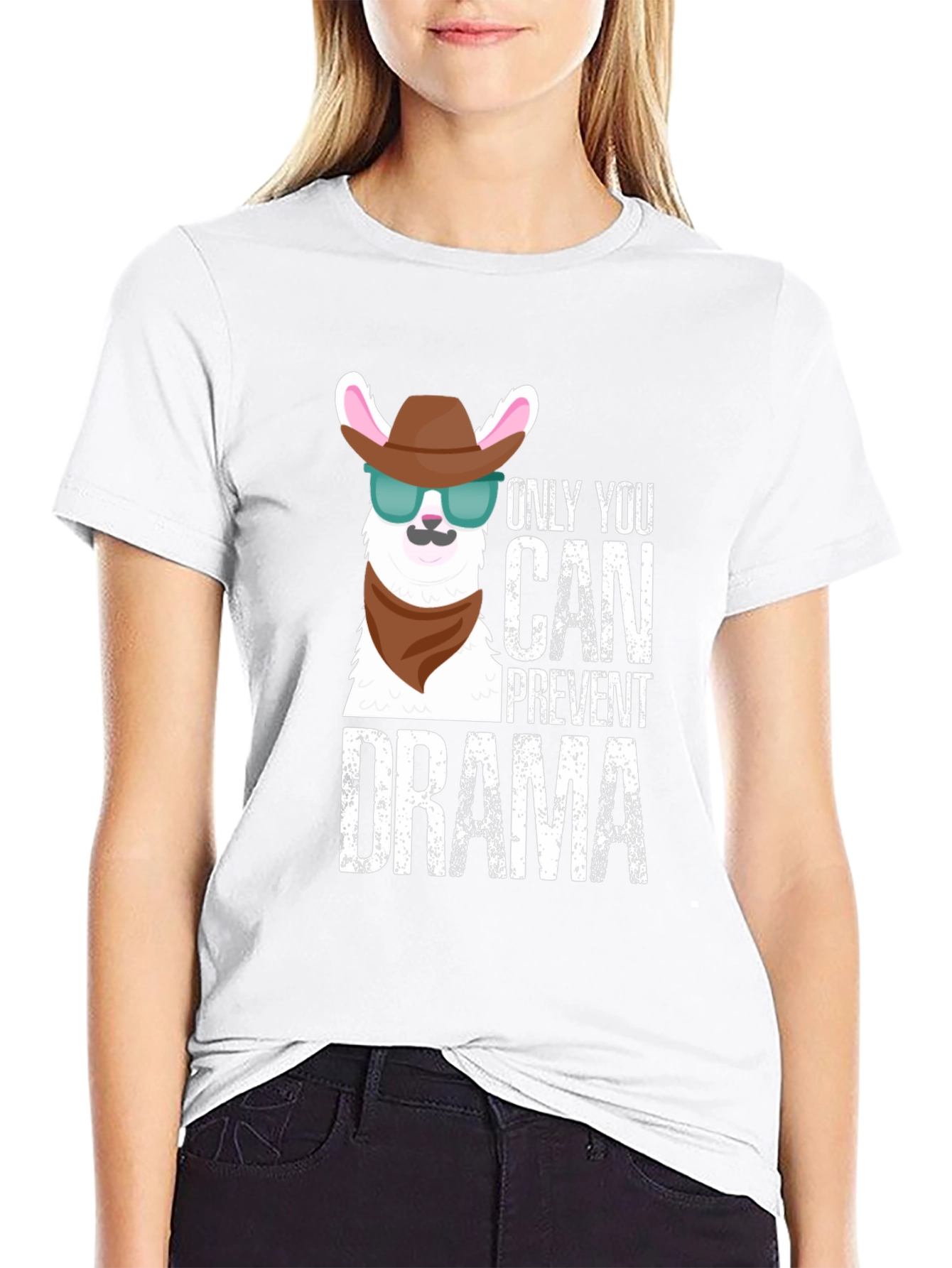 Only You Can Prevent Drama Llama Graphic Tee