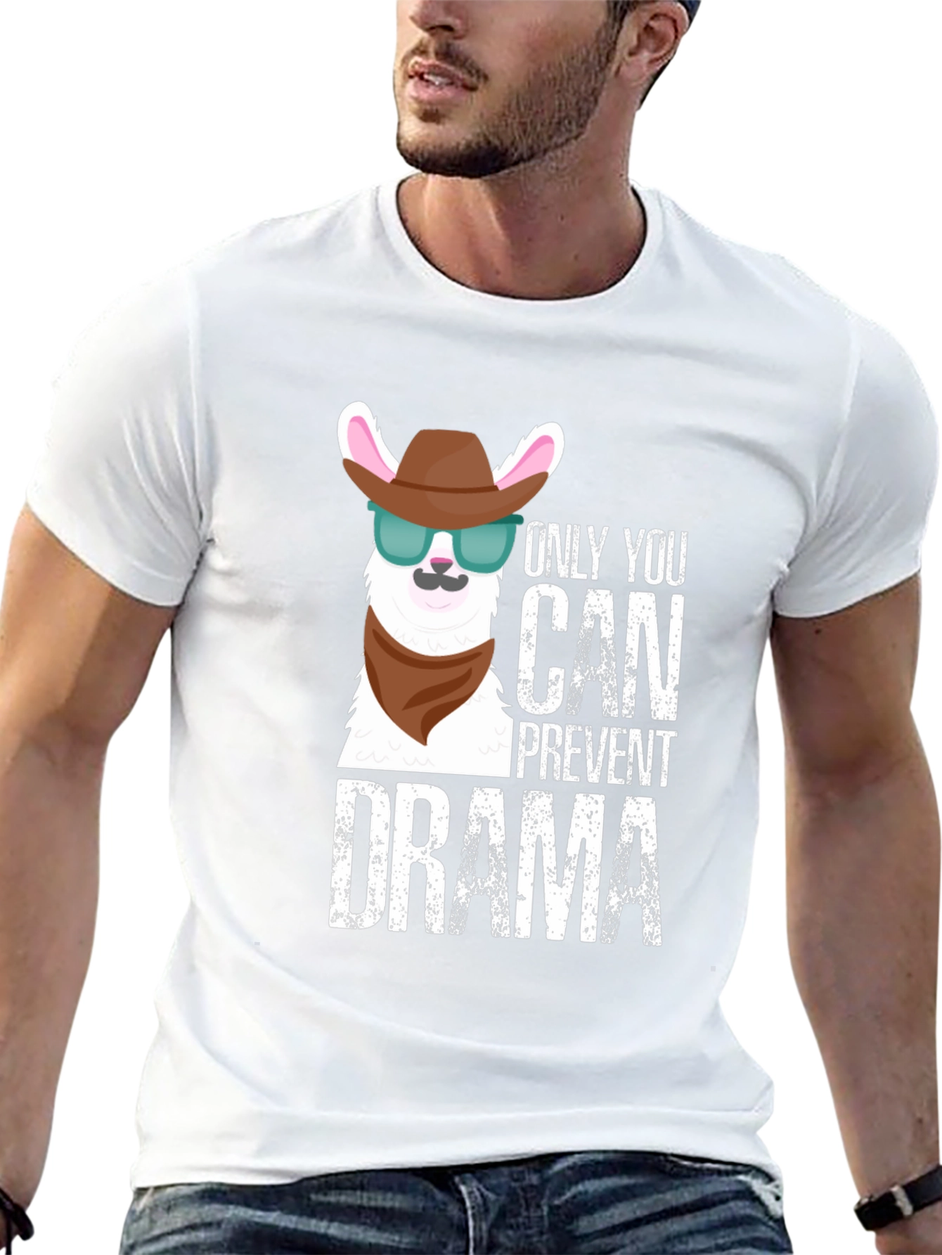 Only You Can Prevent Drama Llama Graphic Tee