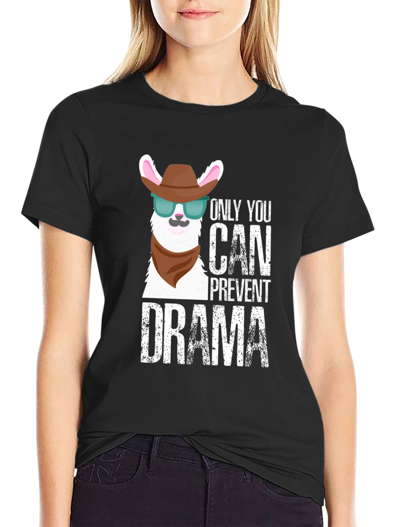 Only You Can Prevent Drama Llama Graphic Tee