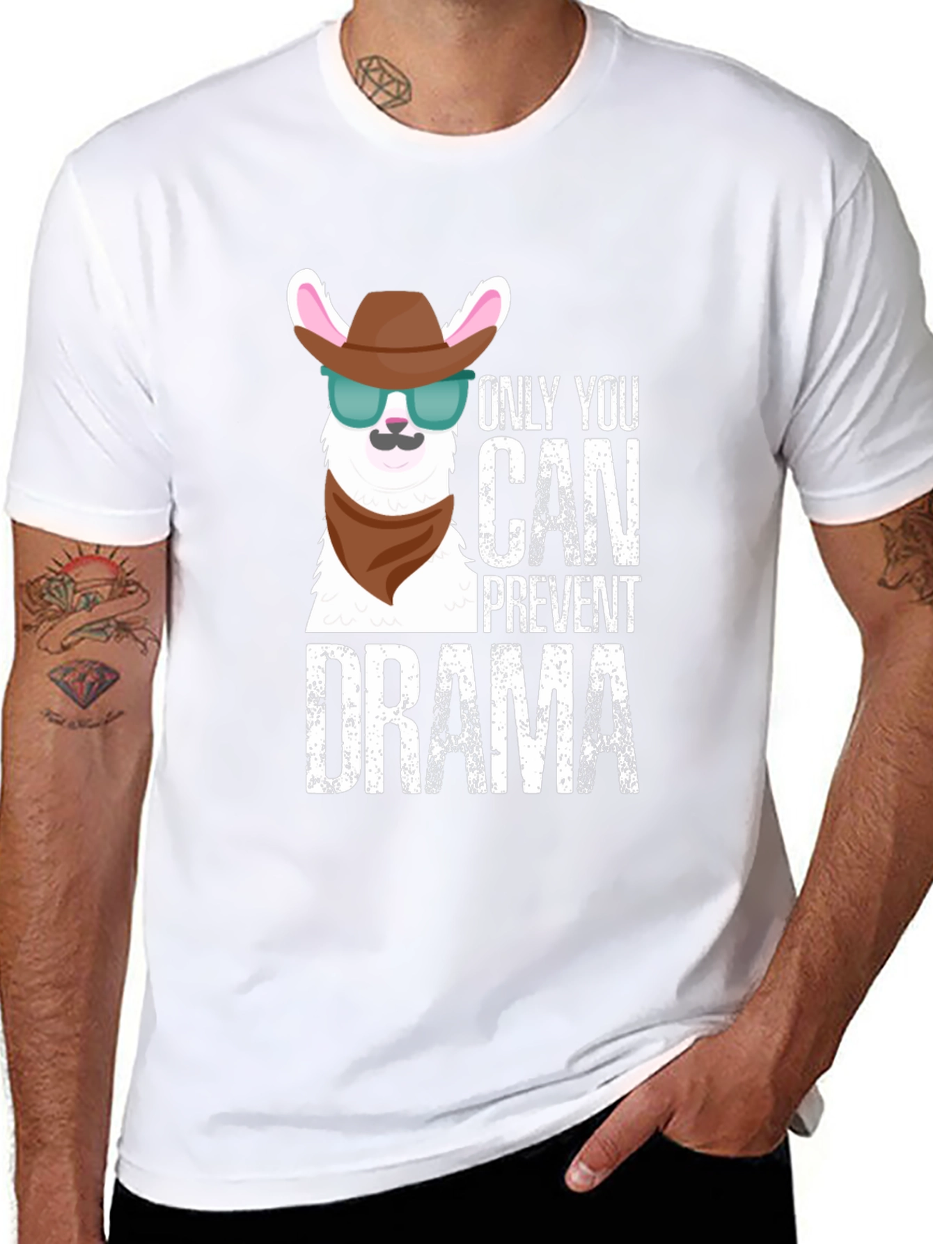 Only You Can Prevent Drama Llama Graphic Tee