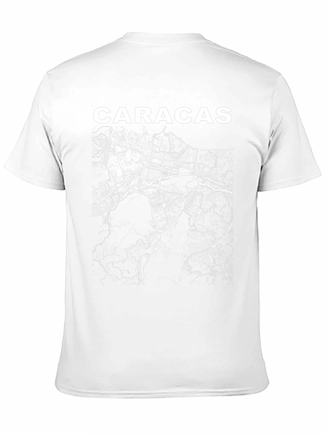 Caracas Map T-Shirt - City Street Map Tee