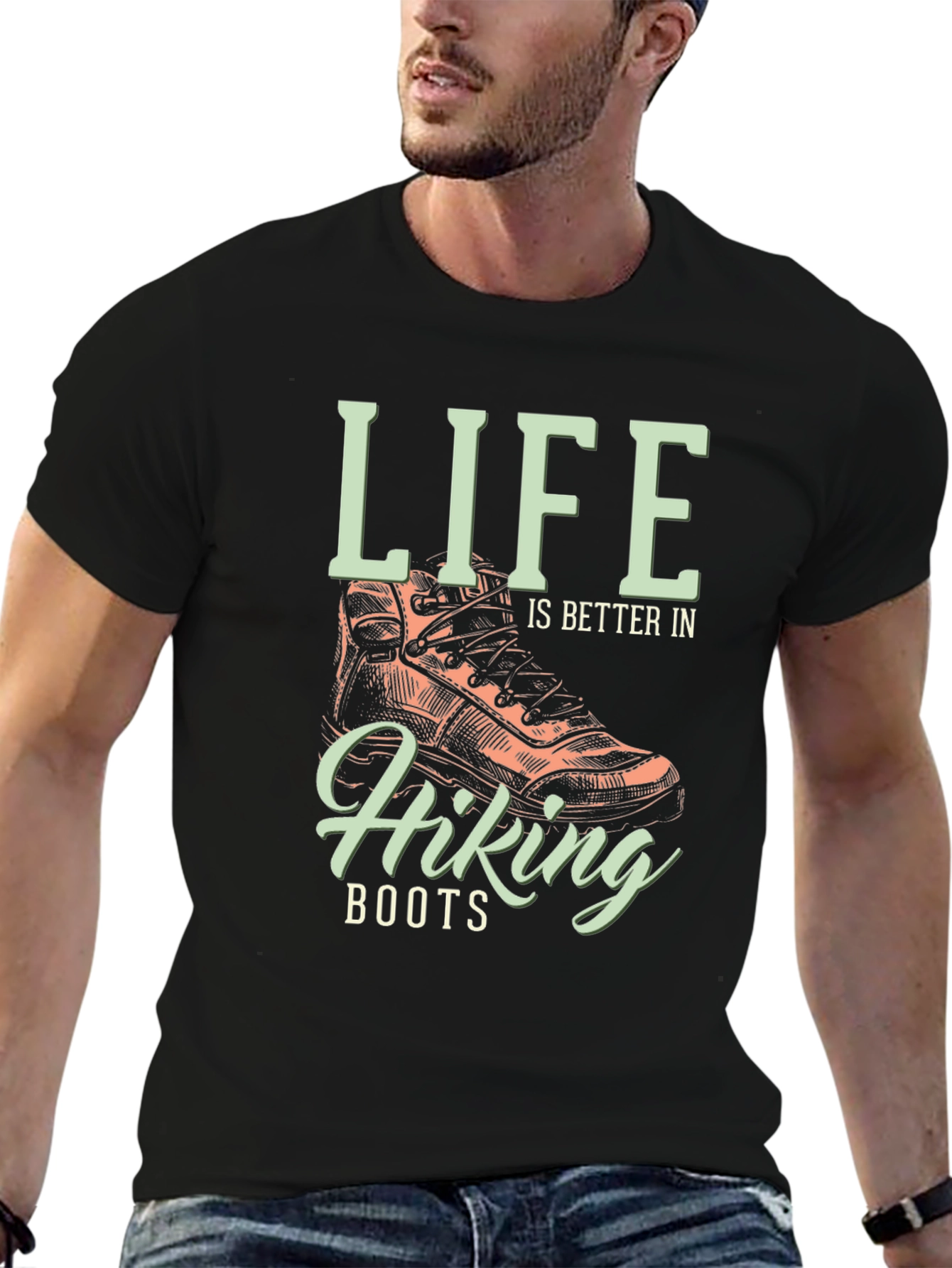Life is Better in Hiking Boots T-Shirt
