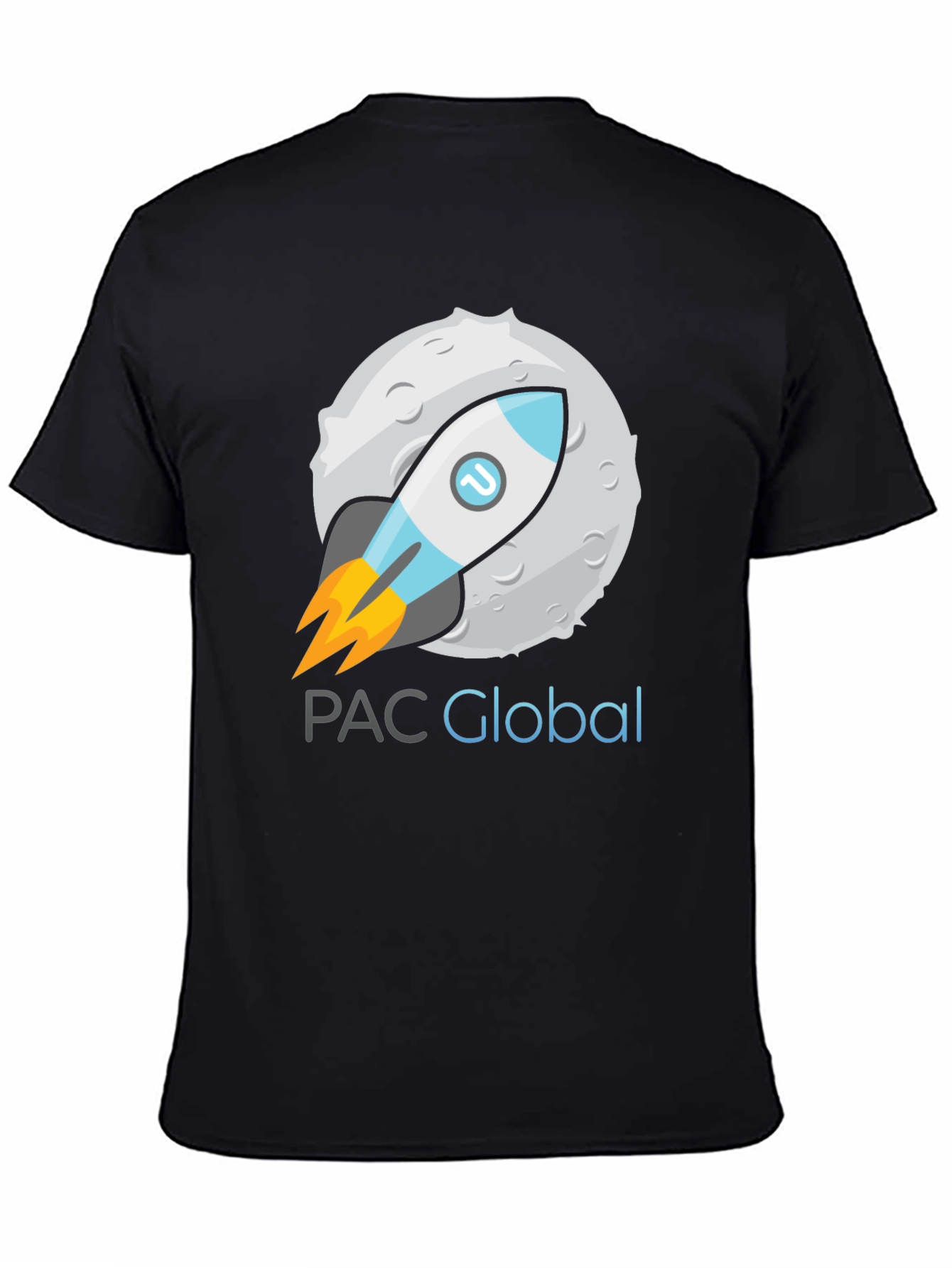 PAC Global Rocket T-Shirt - Black Cotton Blend