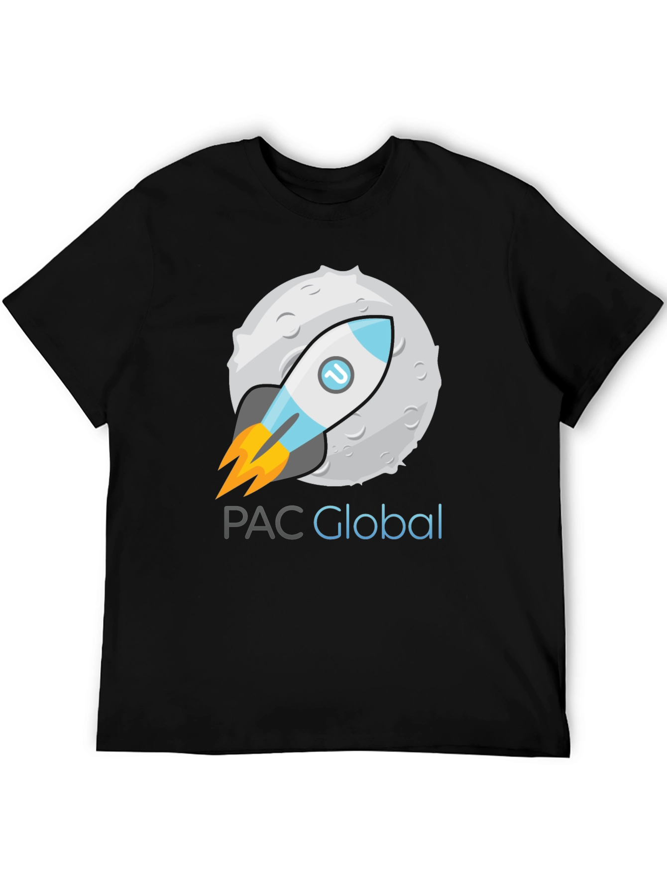 PAC Global Rocket T-Shirt - Black Cotton Blend