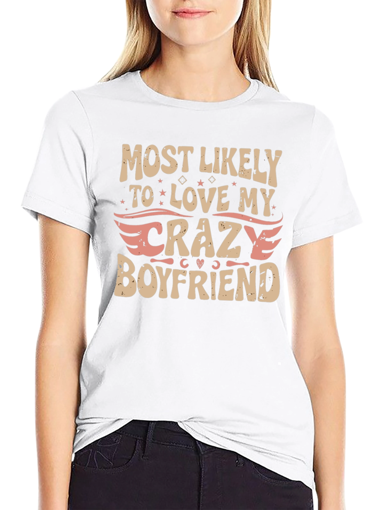 Most Likely to Love My Crazy Boyfriend T-Shirt