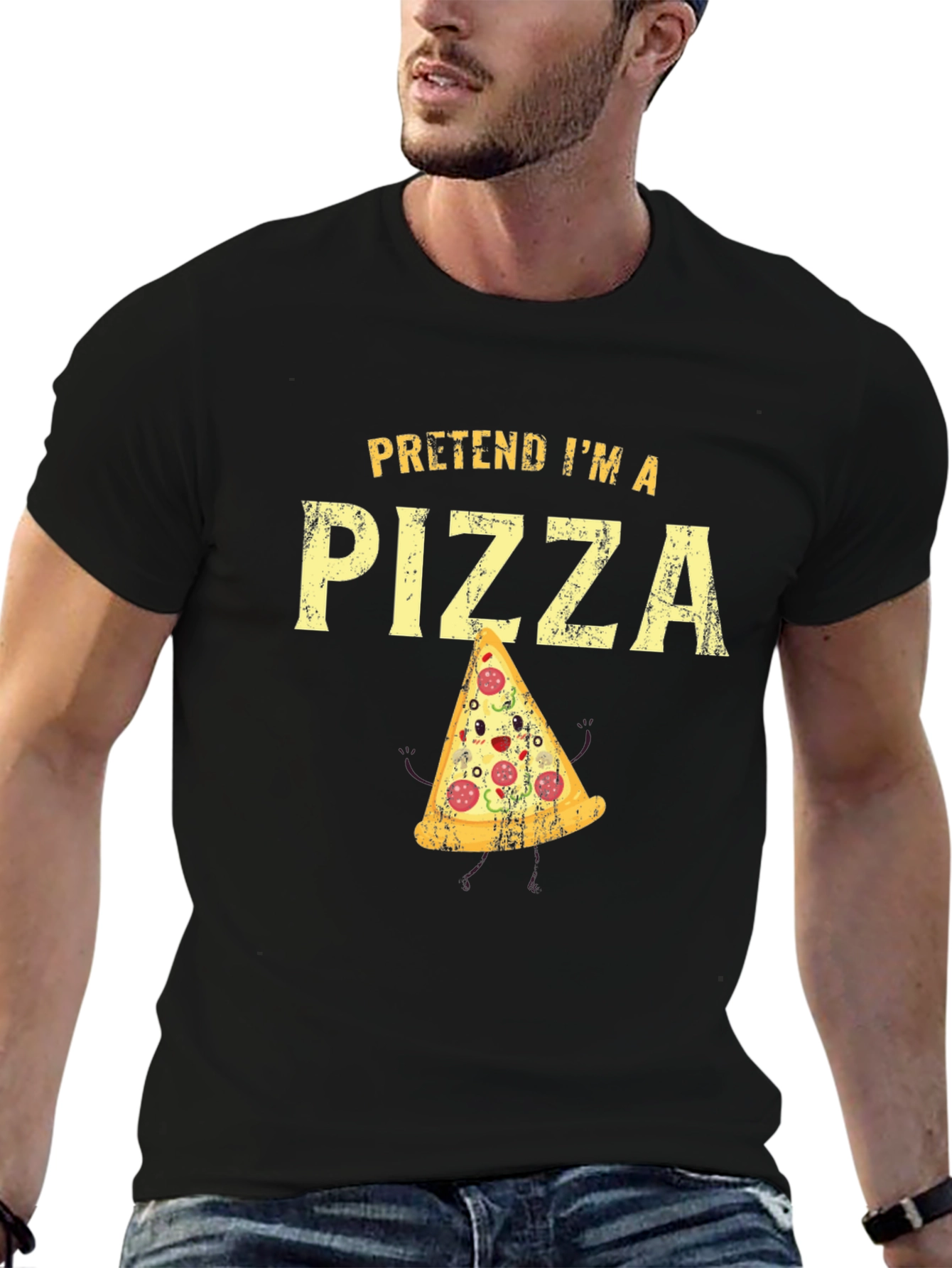 Pretend Im A Pizza Graphic T-Shirt