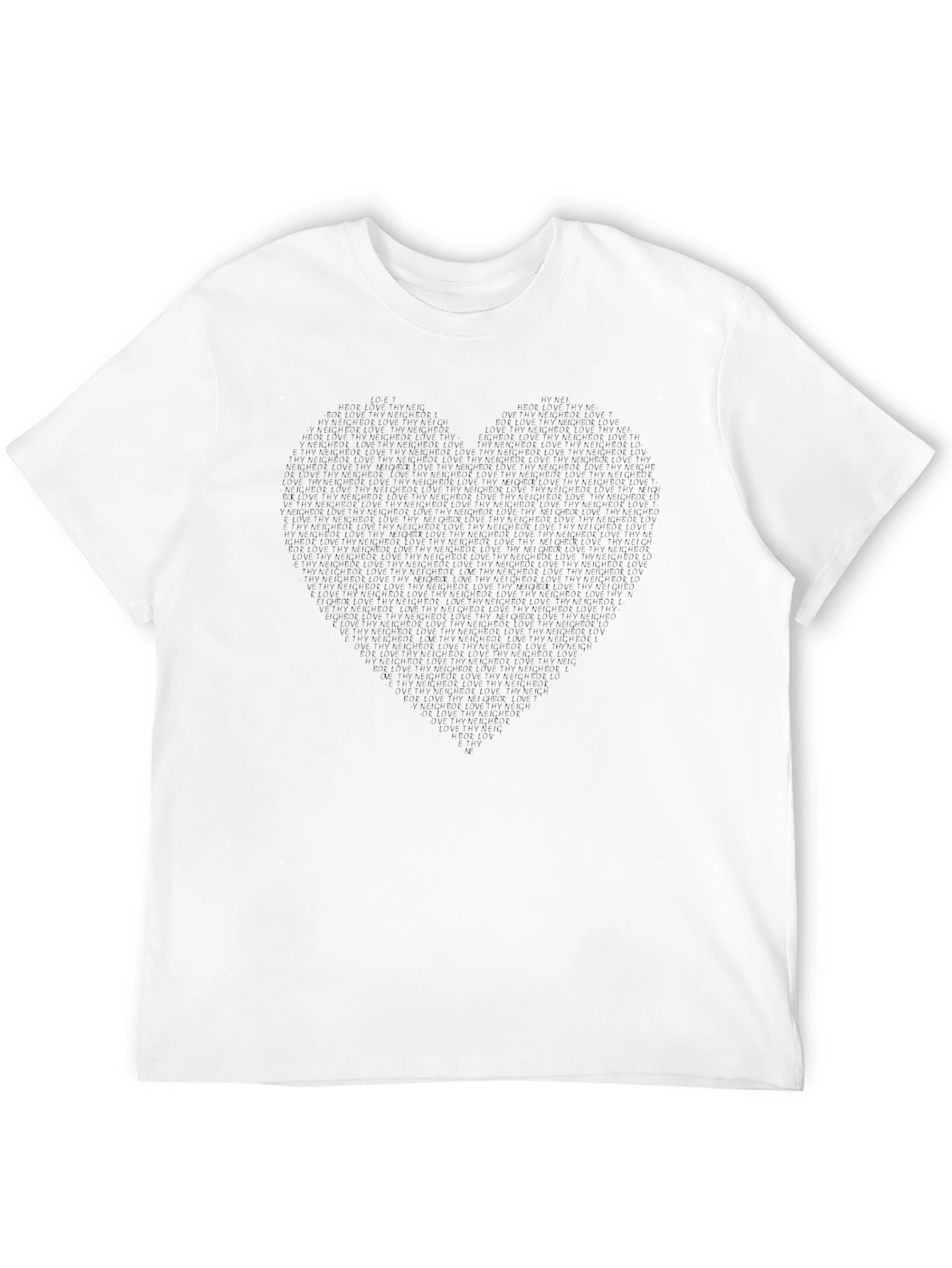 Black Heart Graphic Tee - Stylish & Comfortable