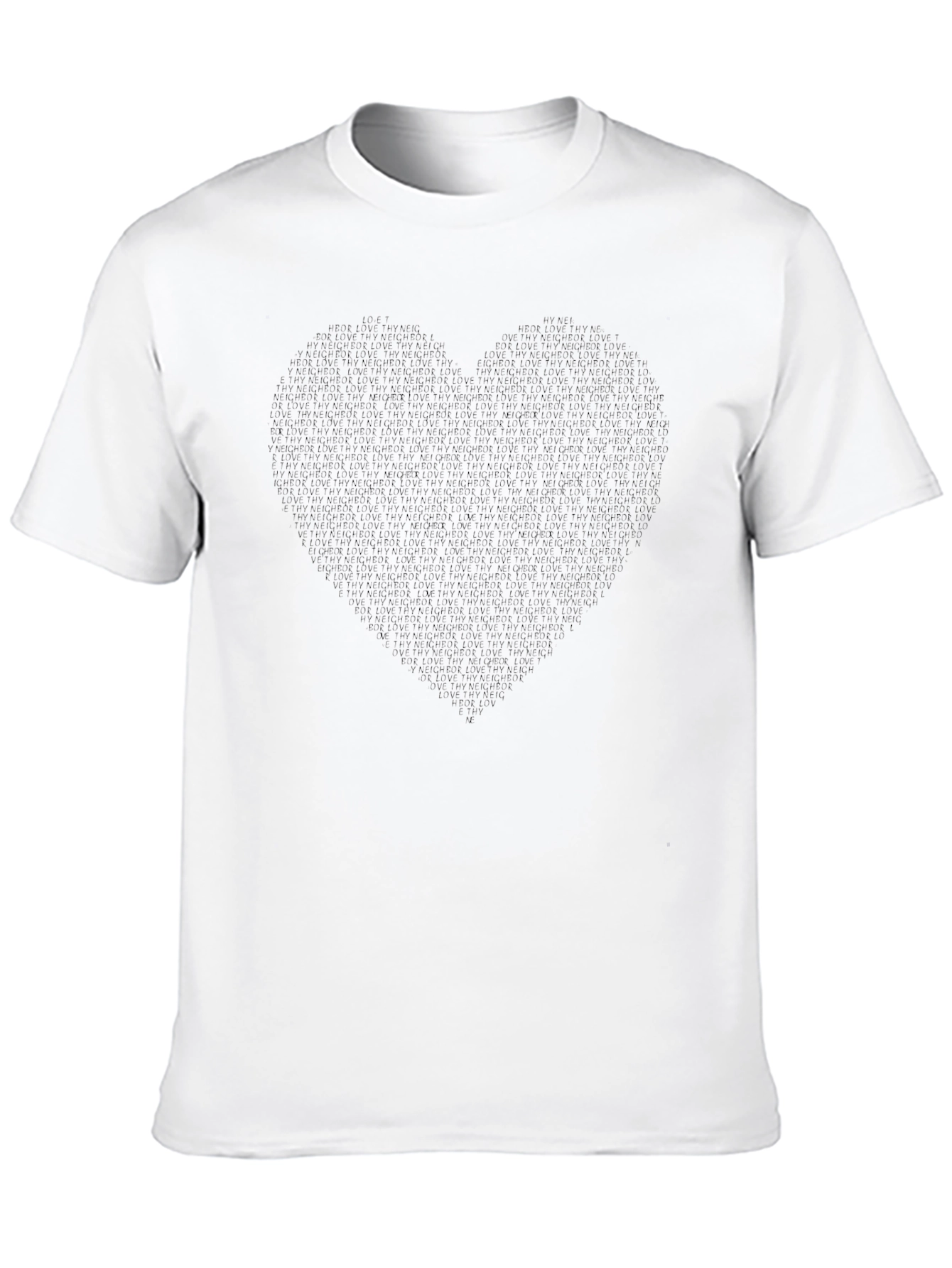 Black Heart Graphic Tee - Stylish & Comfortable
