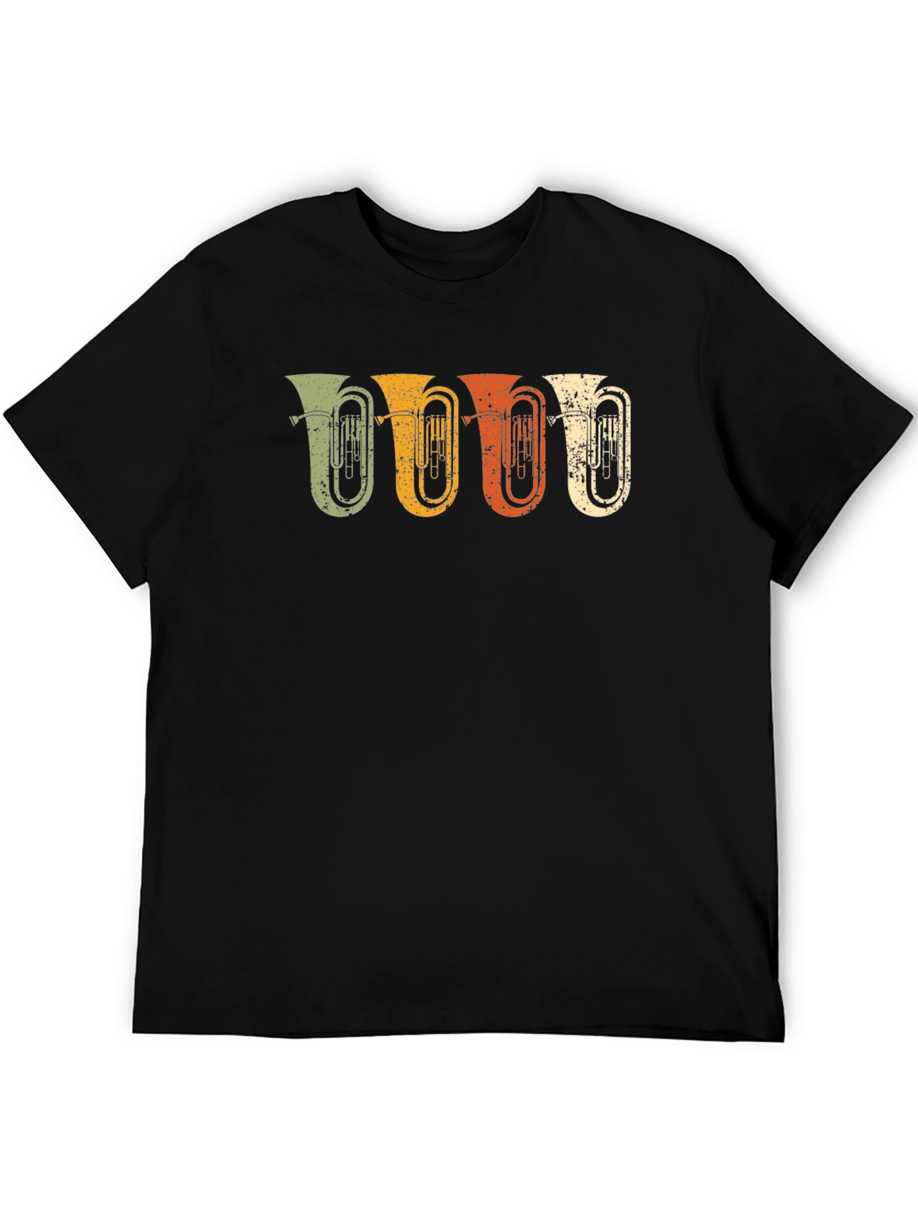 Retro Tuba Band T-Shirt - Music Lover Tee