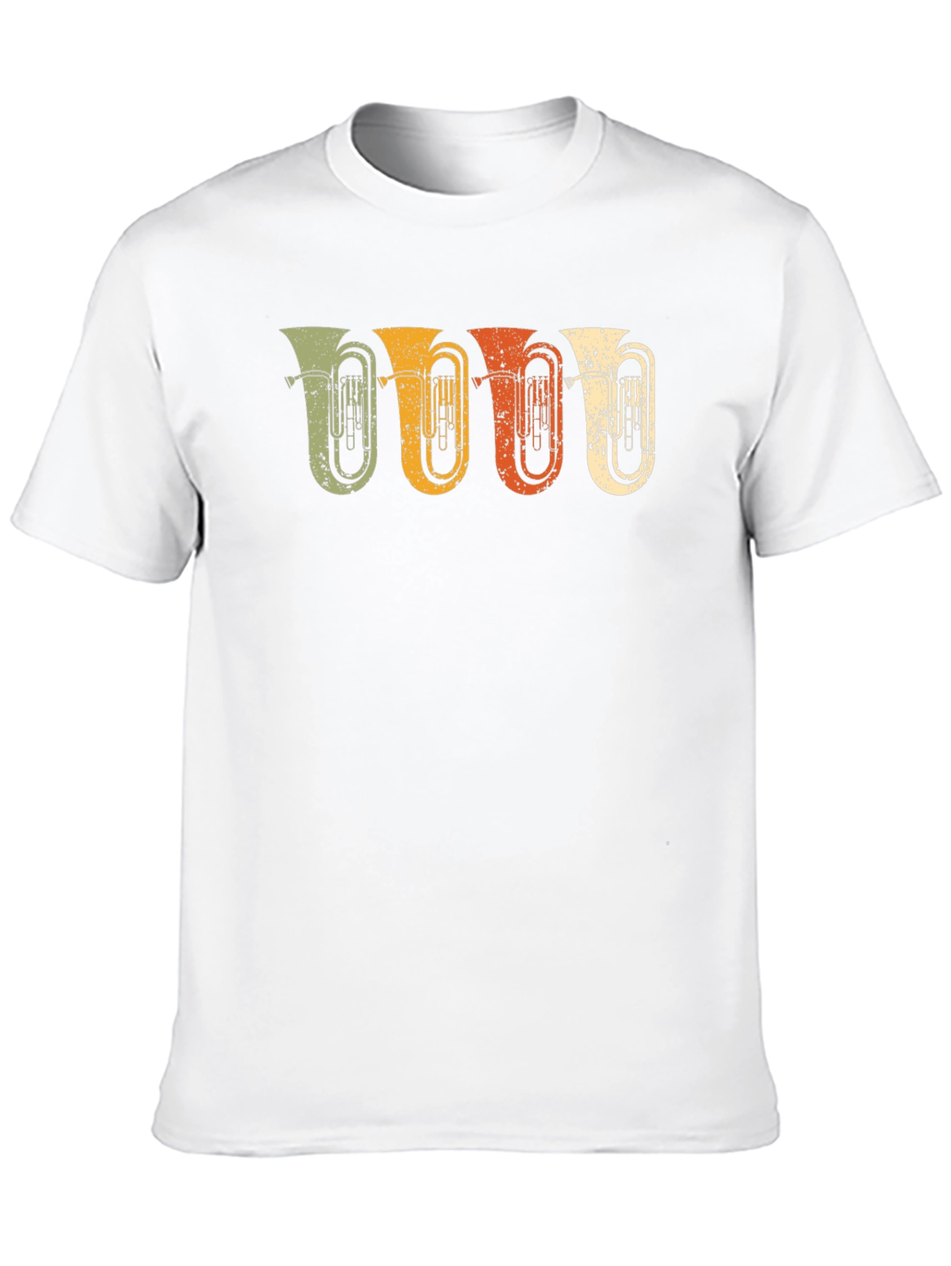 Retro Tuba Band T-Shirt - Music Lover Tee