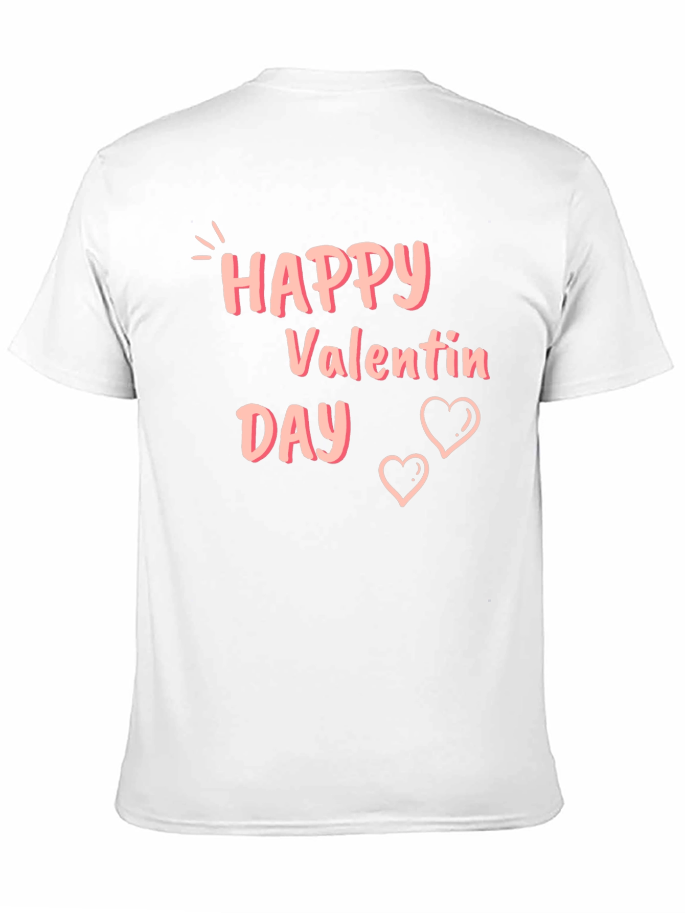 Happy Valentines Day Black T-Shirt