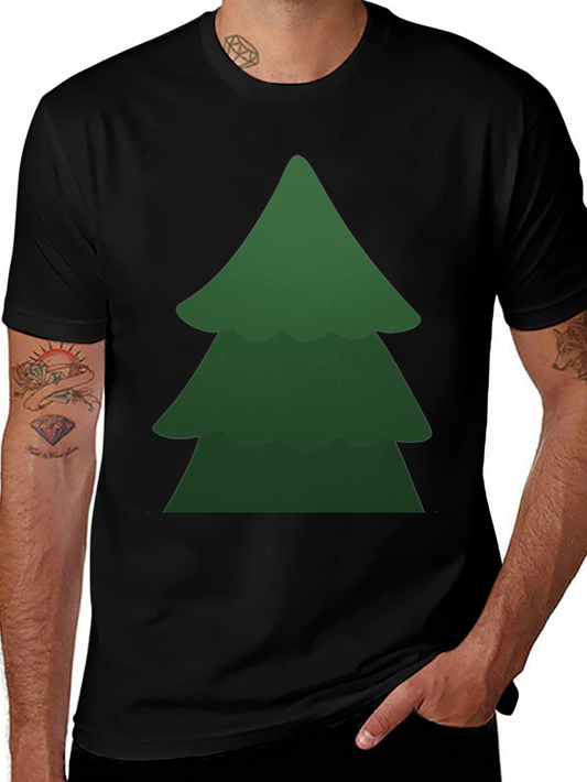Festive Tree Graphic Tee - Holiday Spirit