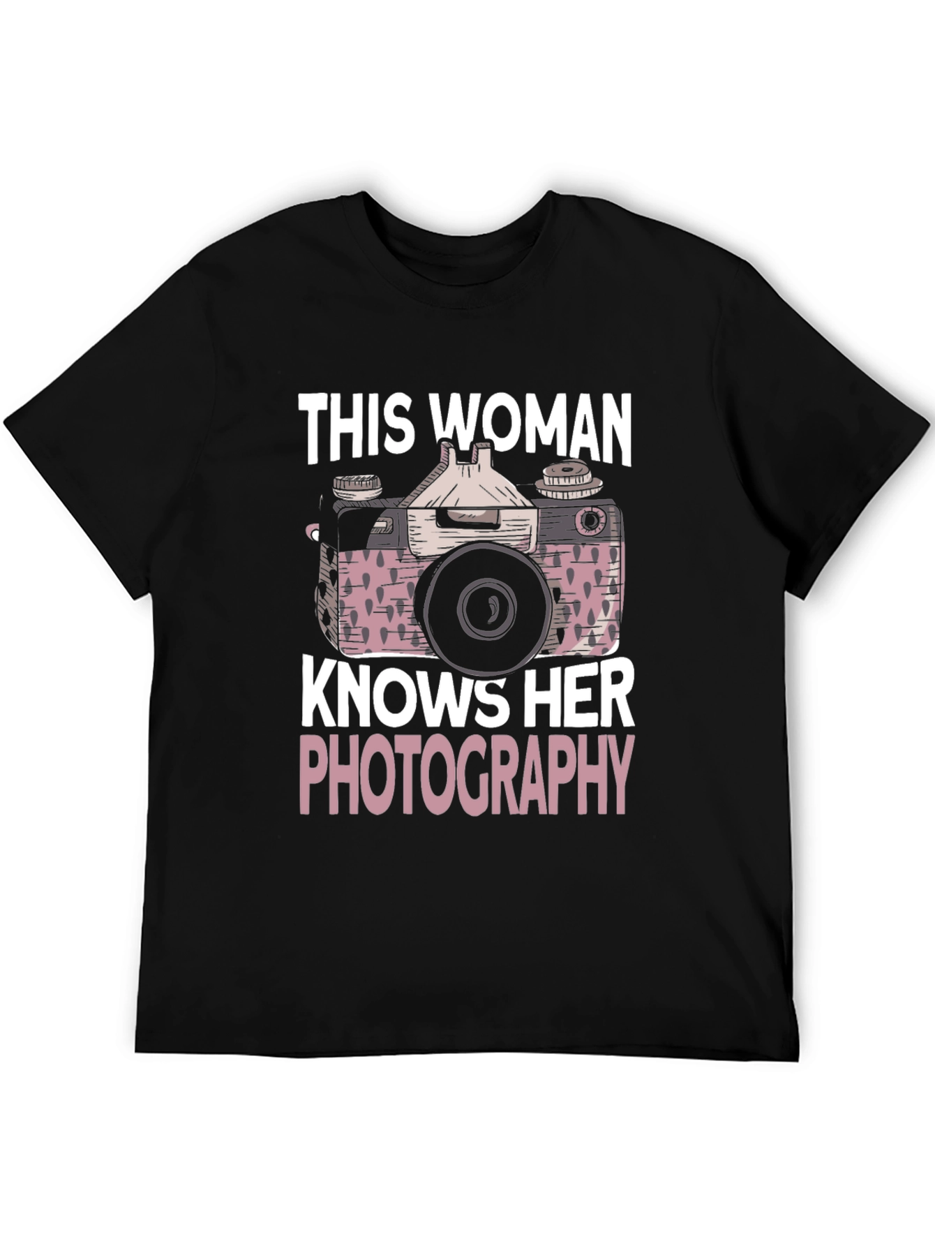 Womens Photography T-Shirt - Camera Graphic Tee