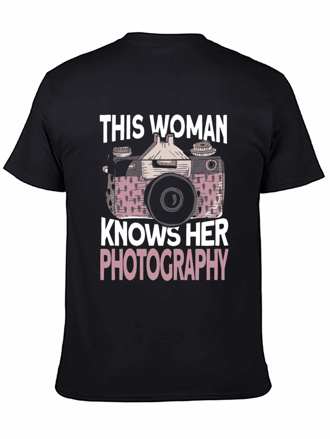 Womens Photography T-Shirt - Camera Graphic Tee