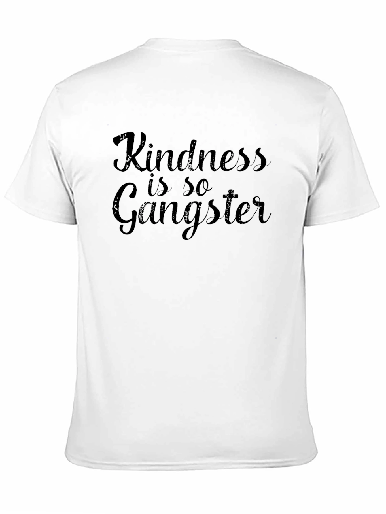 Kindness is So Gangster Black T-Shirt