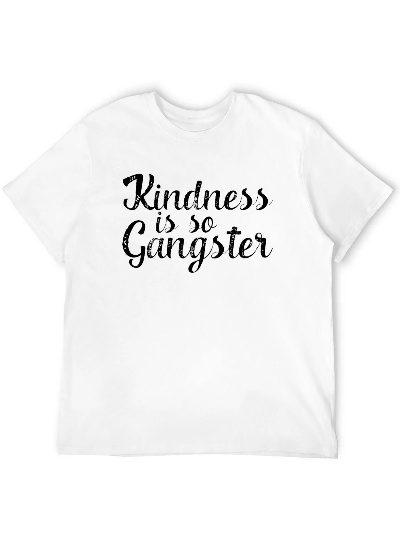 Kindness is So Gangster Black T-Shirt