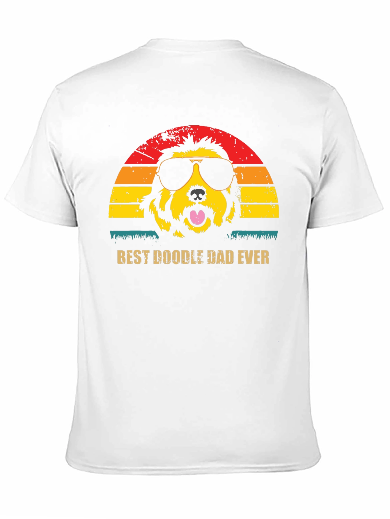 Best Doodle Dad Ever T-Shirt - Novelty Graphic Tee