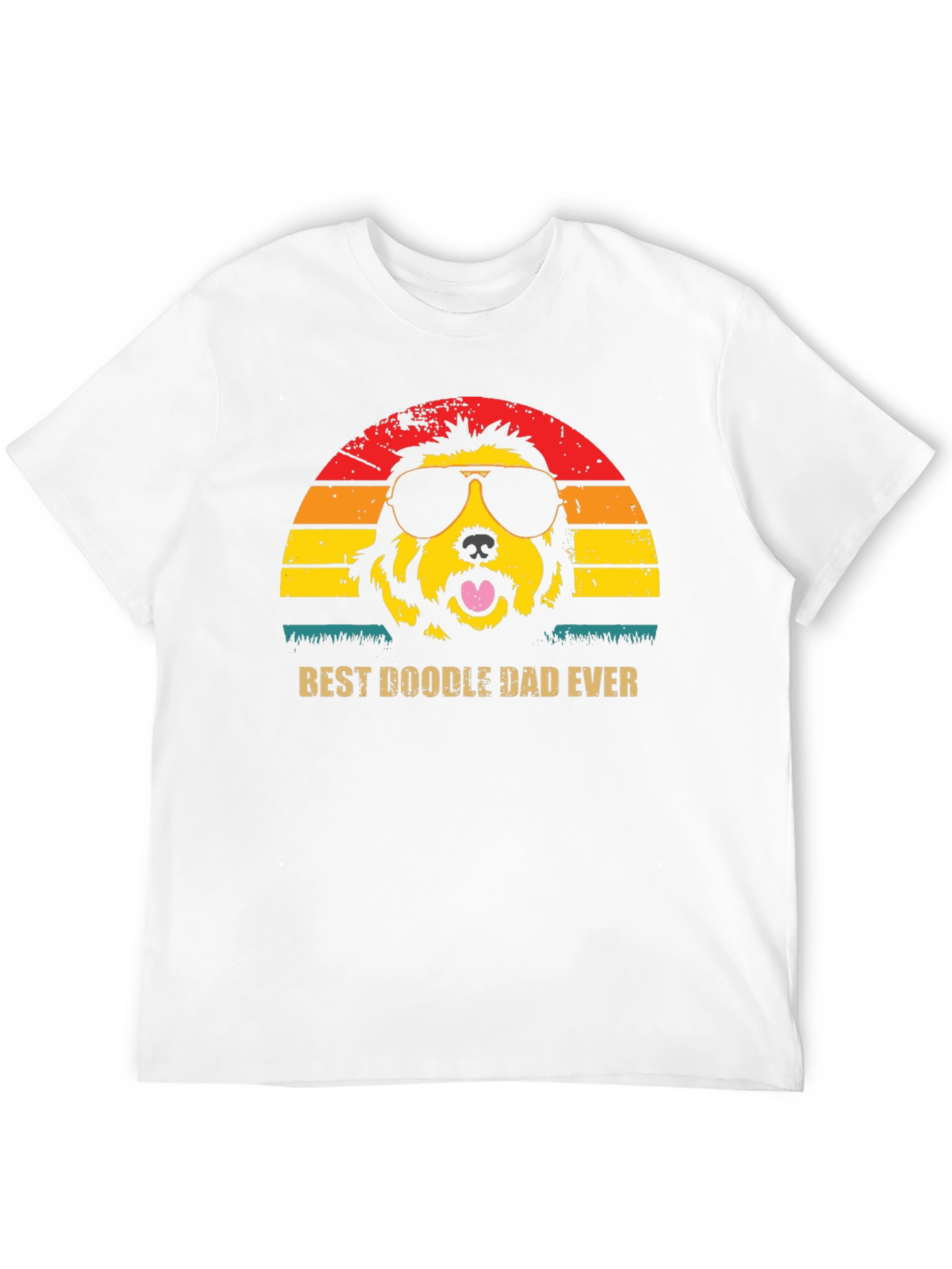 Best Doodle Dad Ever T-Shirt - Novelty Graphic Tee
