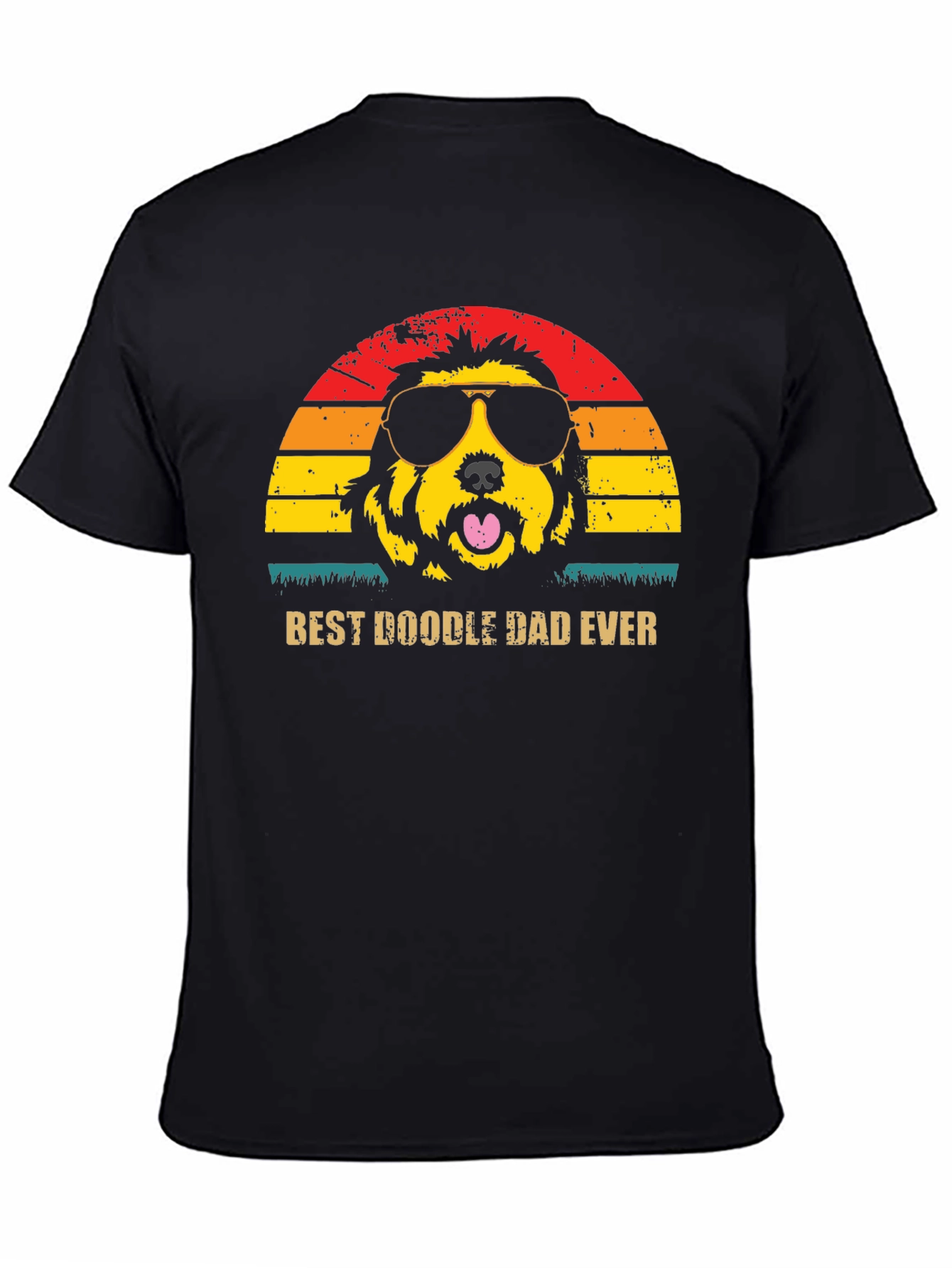 Best Doodle Dad Ever T-Shirt - Novelty Graphic Tee