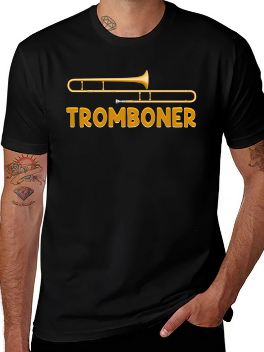 Tromboner Graphic Tee - Funny Music T-Shirt