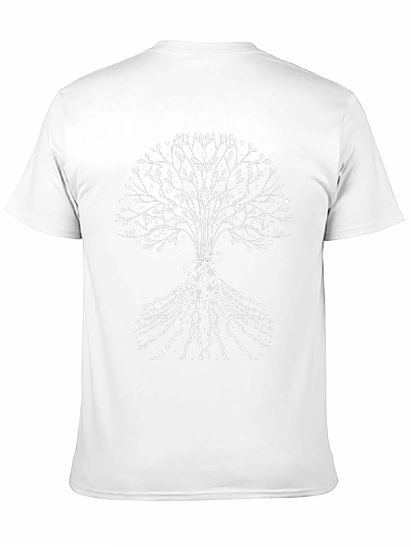 Tree of Life Graphic Tee - Black Cotton Blend