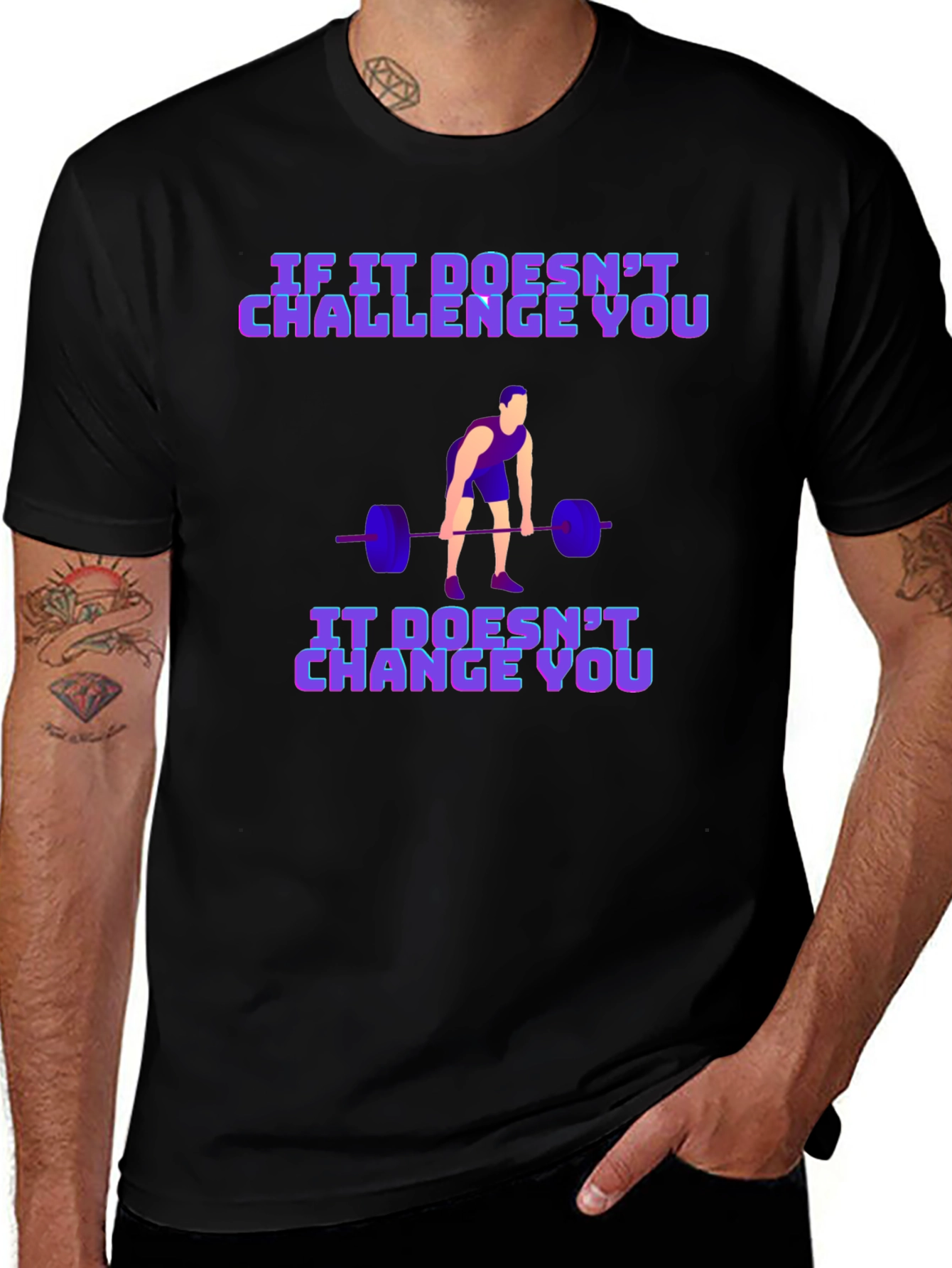 Motivational Weightlifting T-Shirt