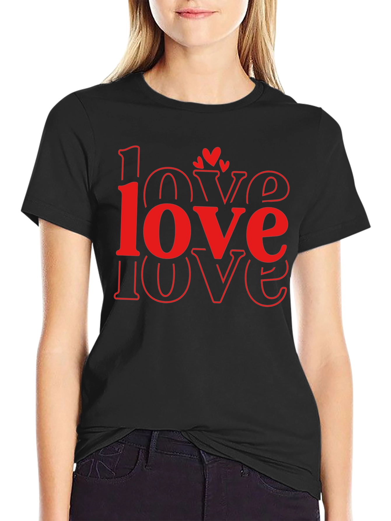 Love Graphic T-Shirt - Stylish Valentines Day Tee