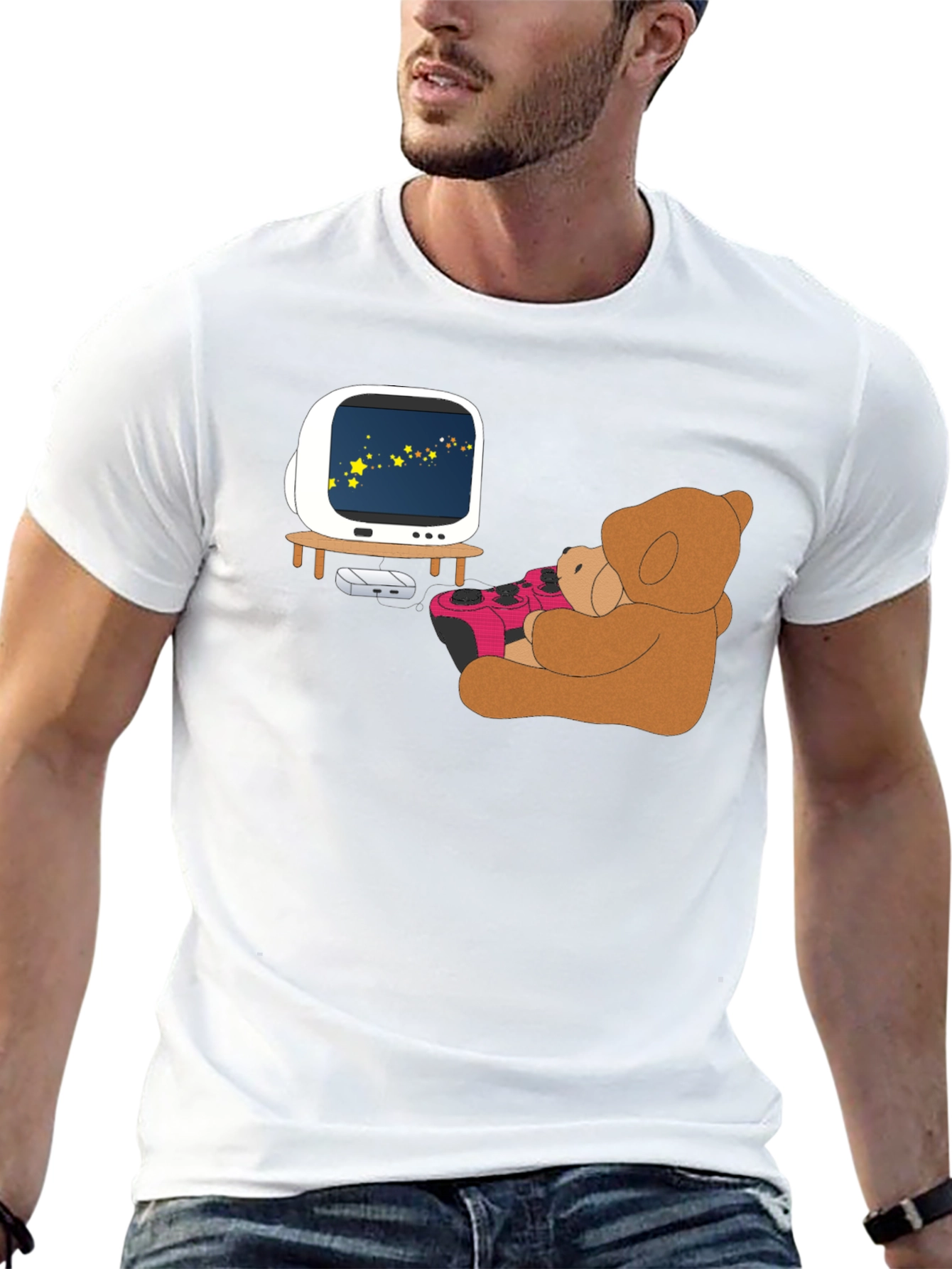 Teddy Gamer Black T-Shirt