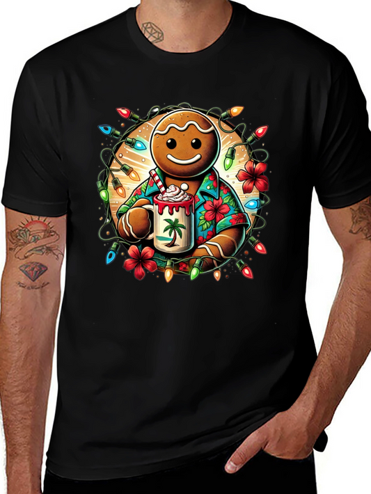 Gingerbread Hawaiian Holiday T-Shirt