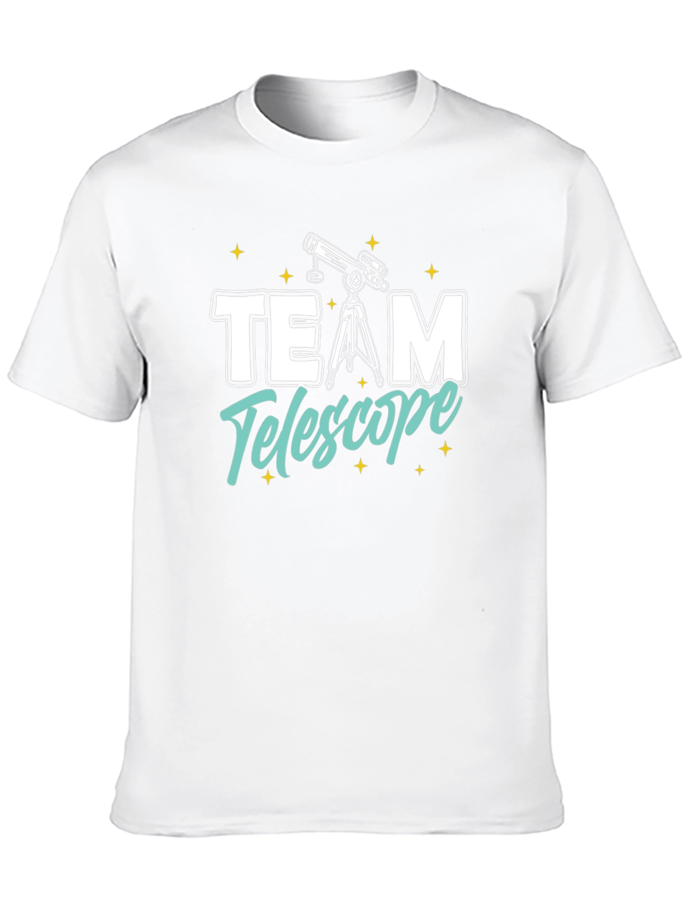 Team Telescope Black Graphic Tee