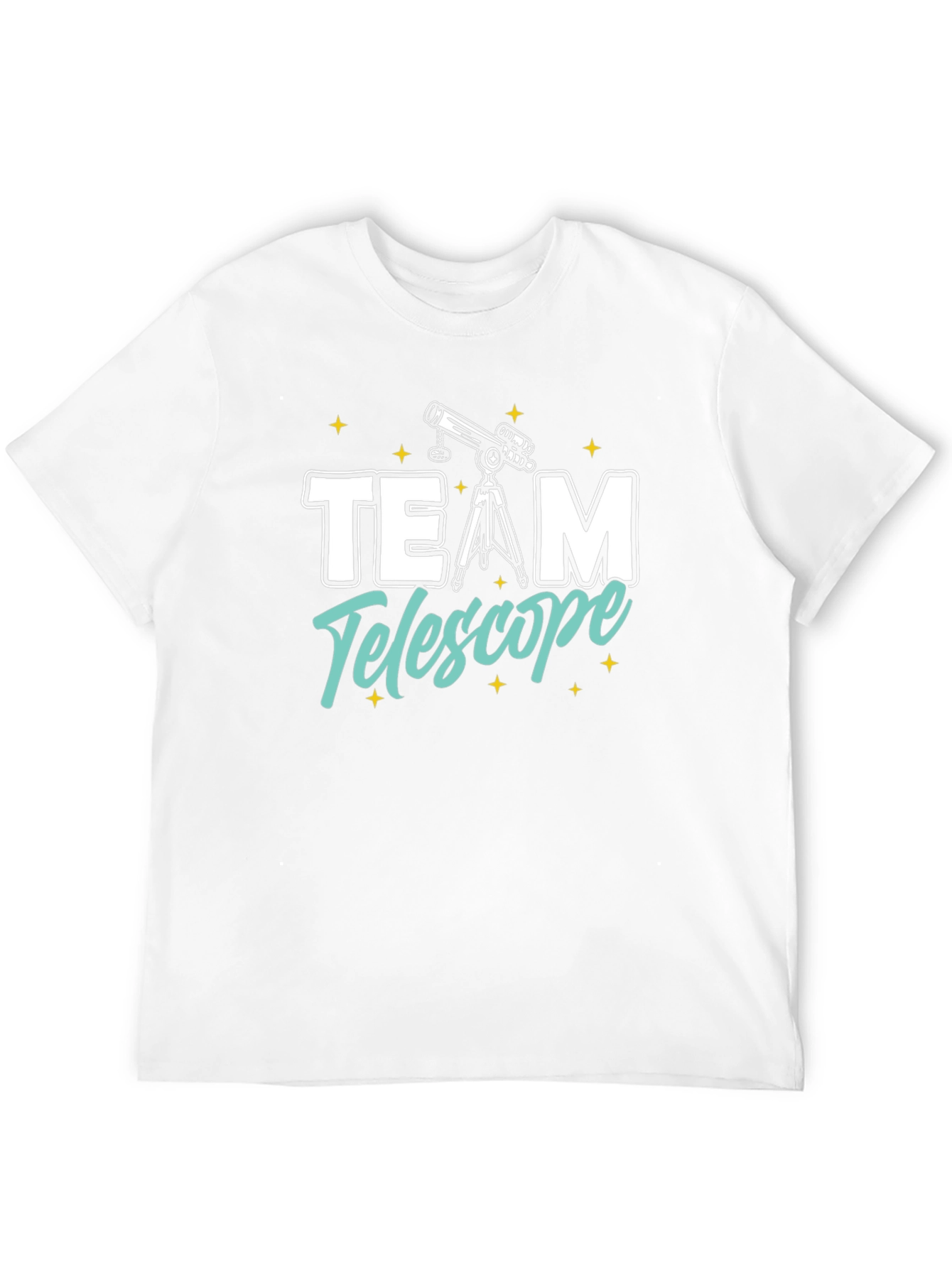 Team Telescope Black Graphic Tee