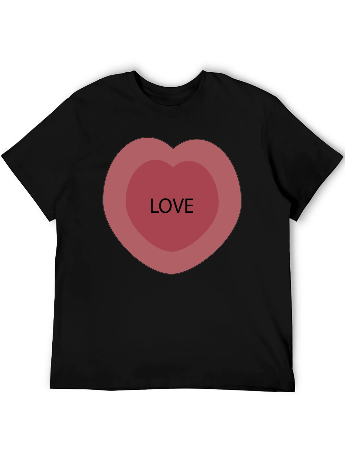 Love Heart Graphic Tee - Stylish Casual Comfort
