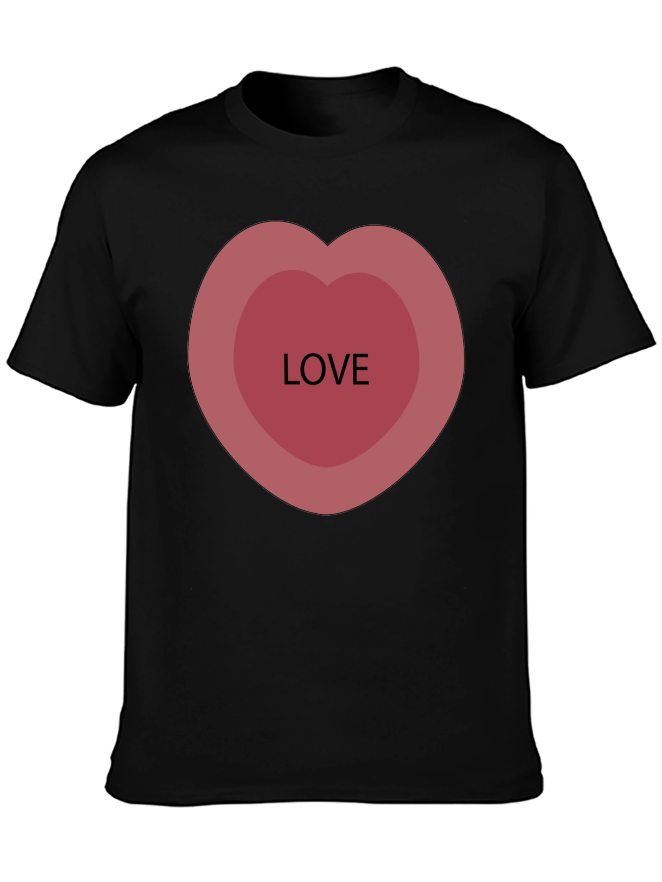 Love Heart Graphic Tee - Stylish Casual Comfort