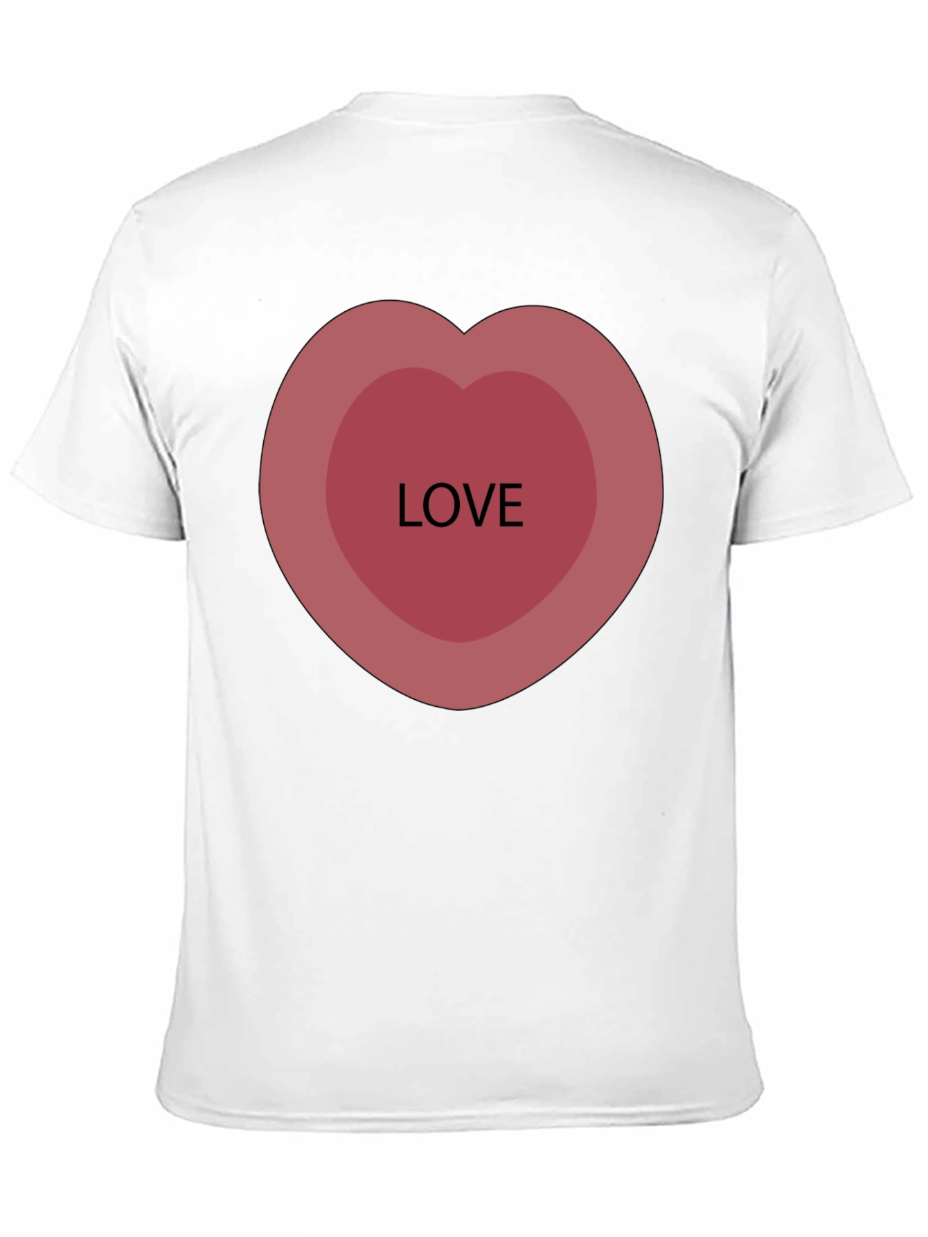 Love Heart Graphic Tee - Stylish Casual Comfort