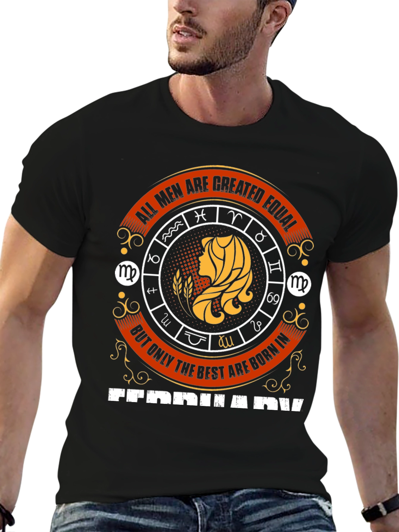 Virgo Zodiac All Men Are Created Equal T-Shirt