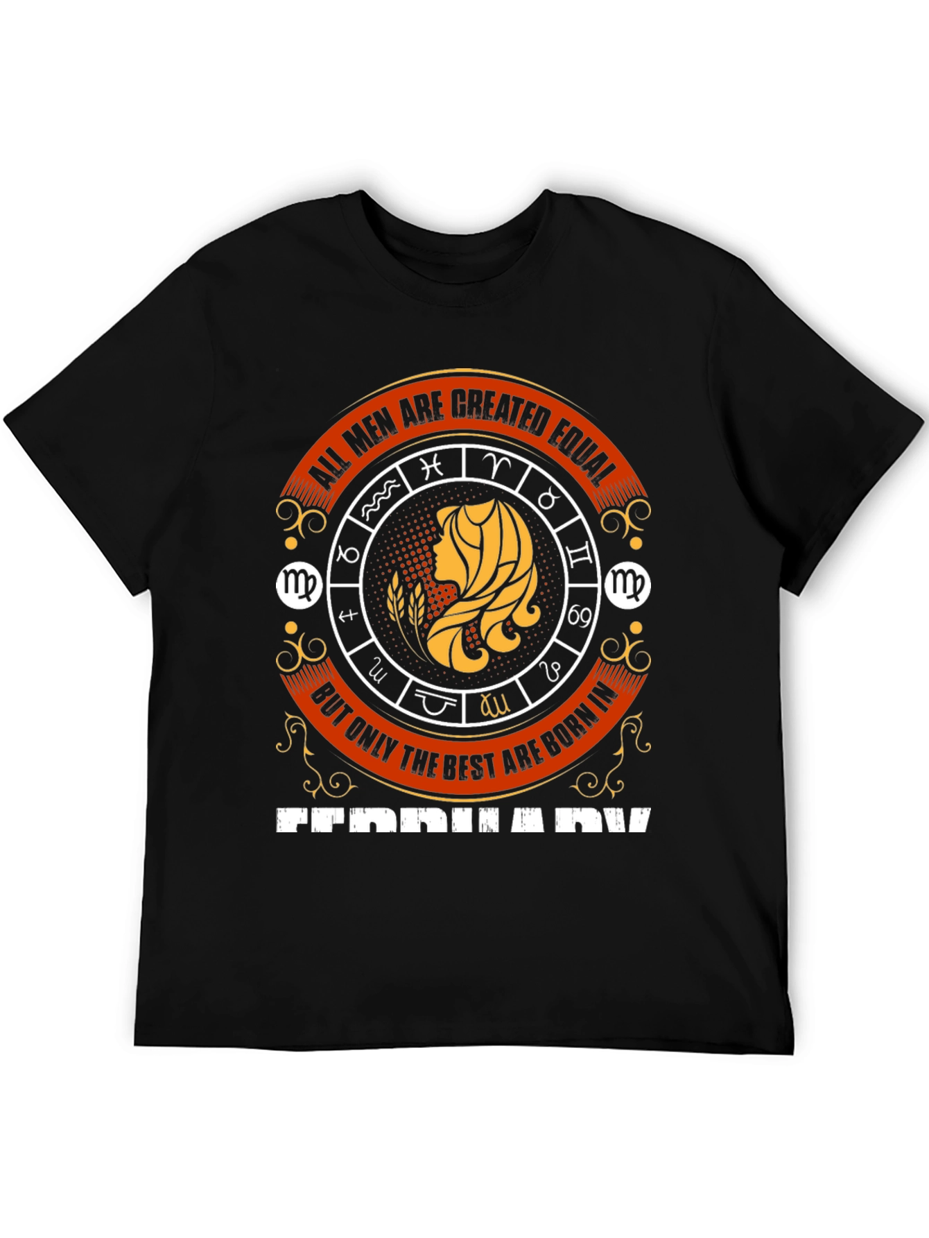 Virgo Zodiac All Men Are Created Equal T-Shirt