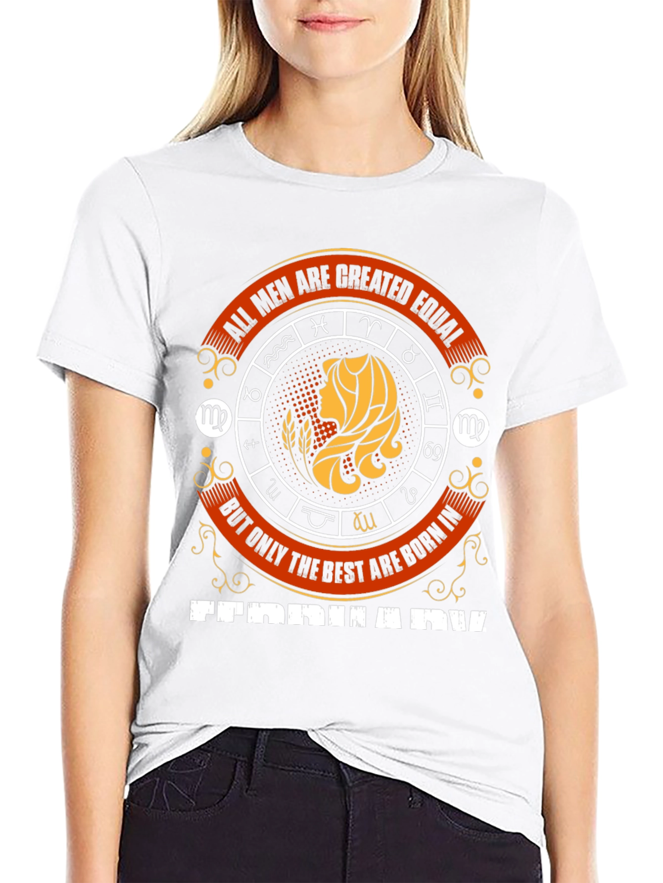 Virgo Zodiac All Men Are Created Equal T-Shirt