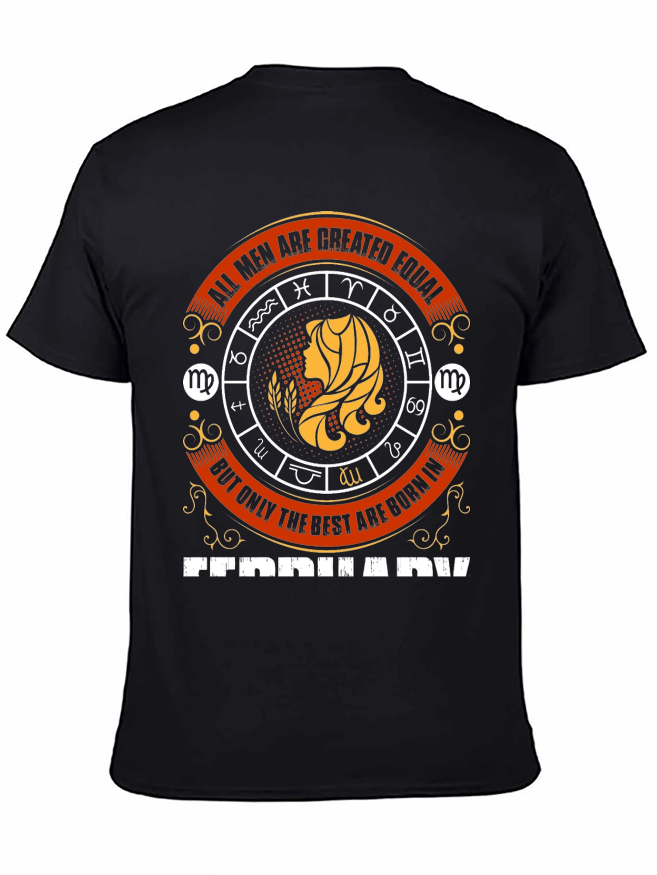 Virgo Zodiac All Men Are Created Equal T-Shirt